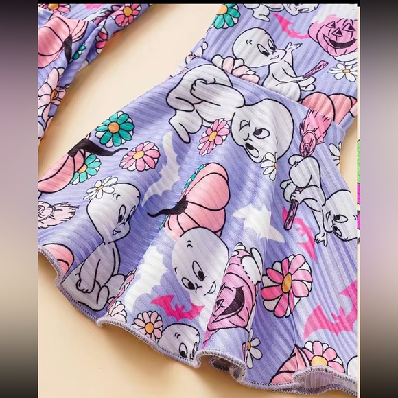 Girls Casper jumpsuit 👻 💜 - Picture 4 of 4